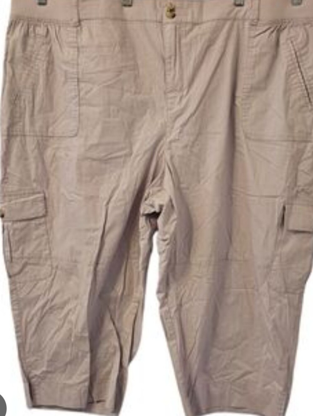 Penningtons Cotton Cargo Capris 30W